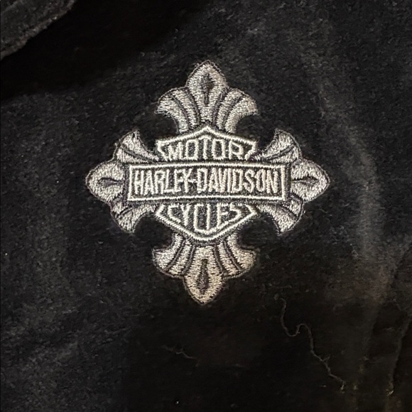 Harley-Davidson Black Velvet Women's Top Size Small - Picture 2 of 11
